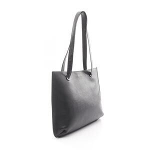 Chanel bag leather black tote Black